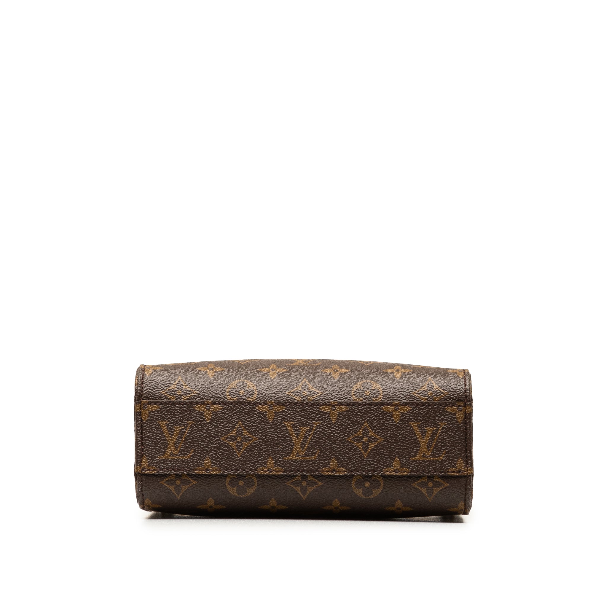 Brown Louis Vuitton Monogram Sac Plat BB Satchel