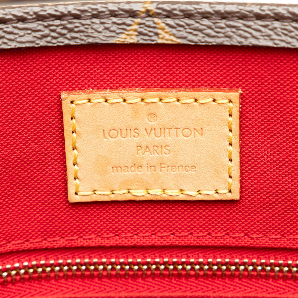 Brown Louis Vuitton Monogram Sac Plat BB Satchel