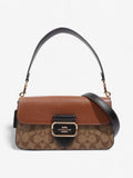 Coach Coach  Rust Brown Coated Canvas Small