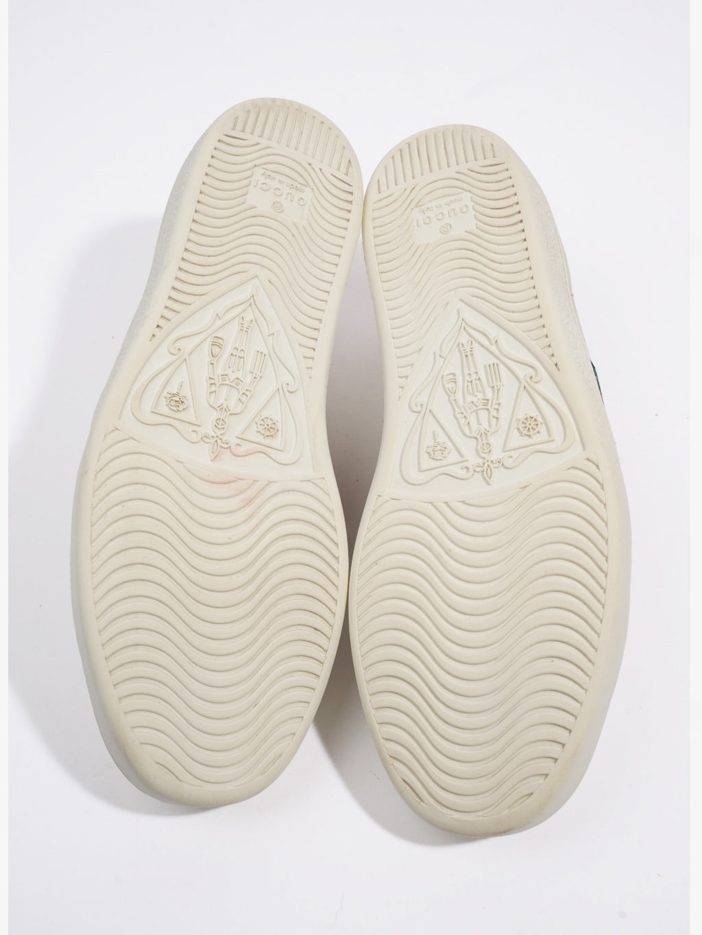 Gucci Ace Embroidered Bee Sneakers White / Green / Red Leather EU 38 UK 5