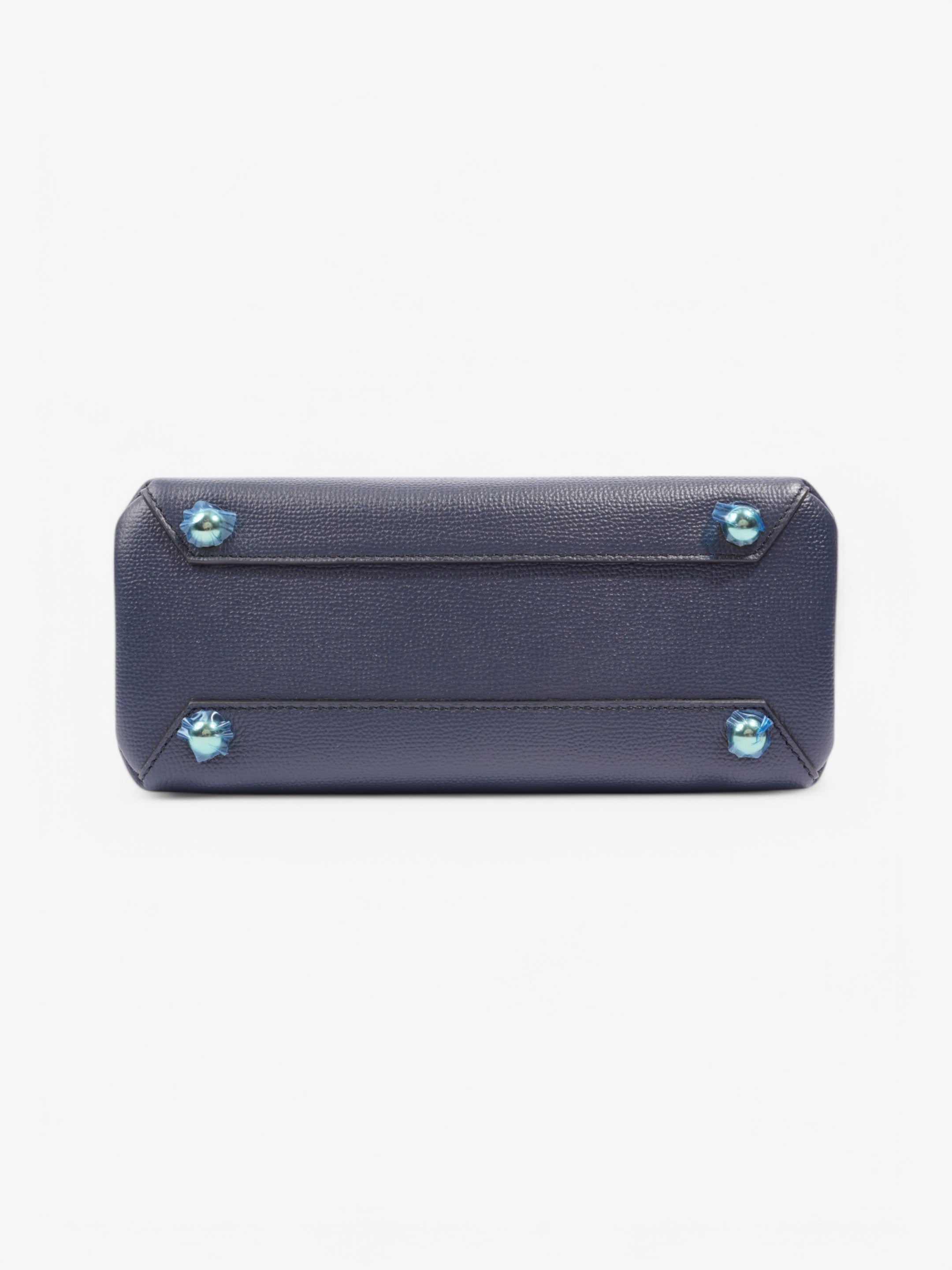 Burberry Banner Bag Ink Blue / House Check Calfskin Leather Small