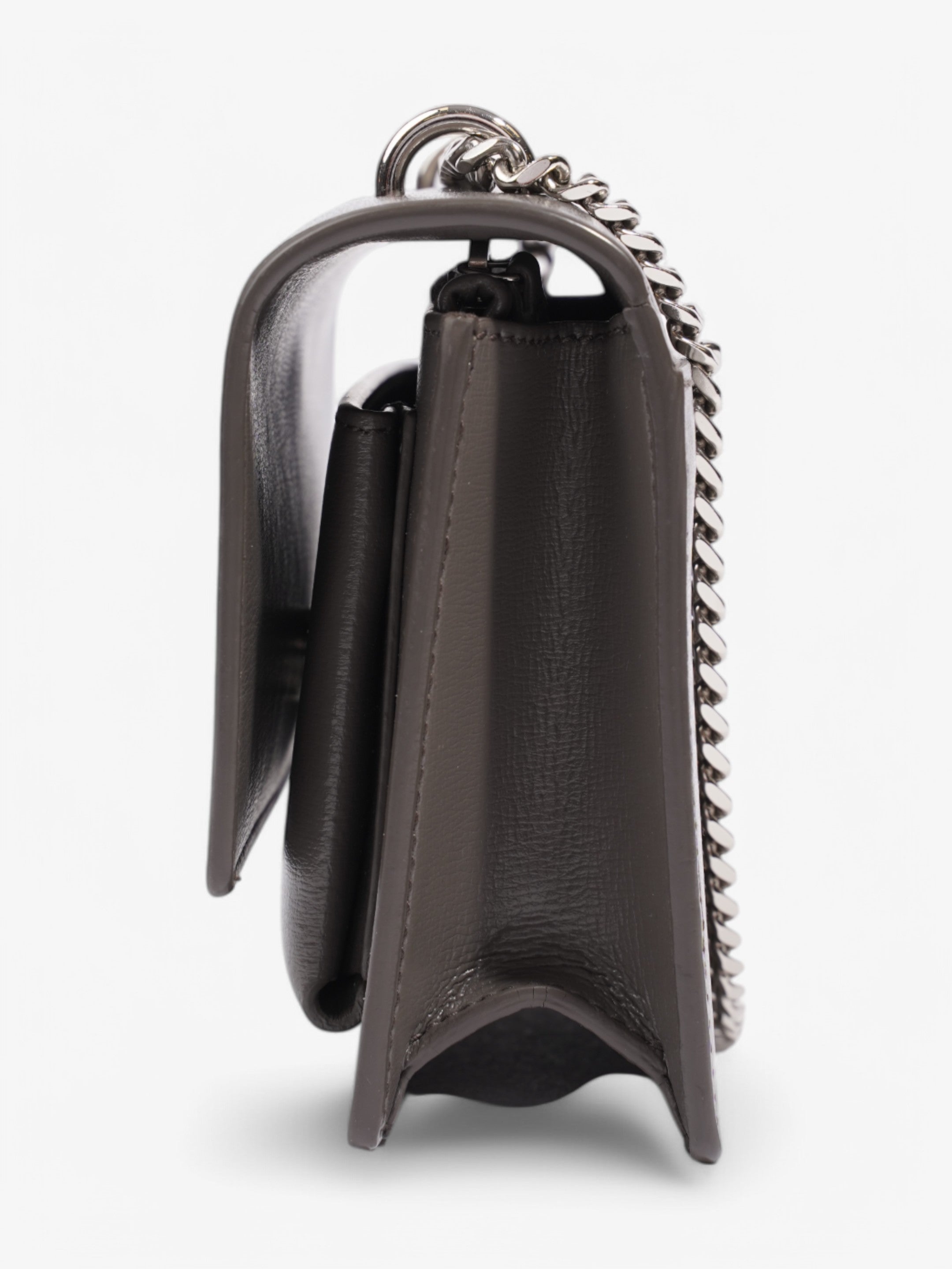 Saint Laurent Sunset Grey Leather Small