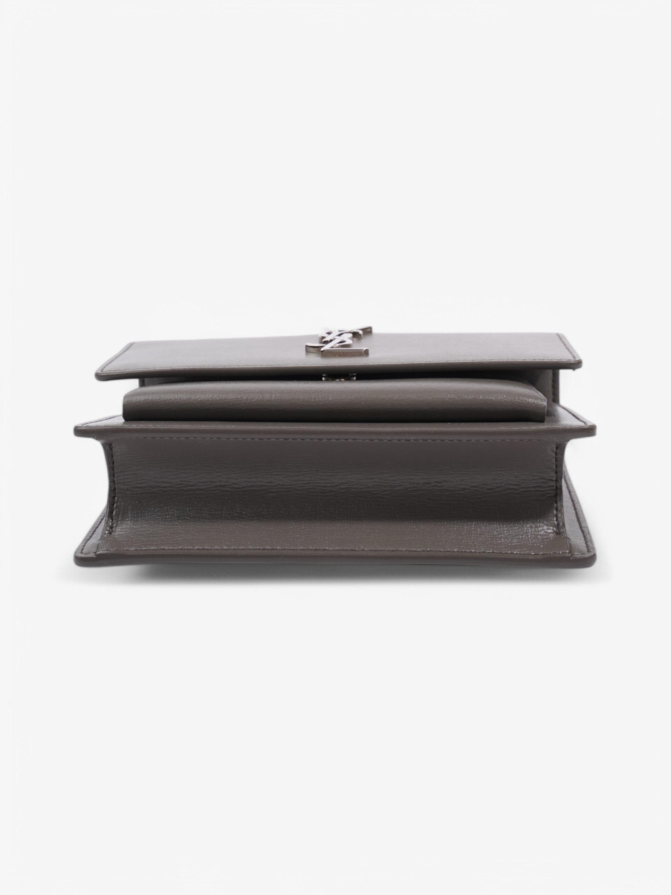 Saint Laurent Sunset Grey Leather Small