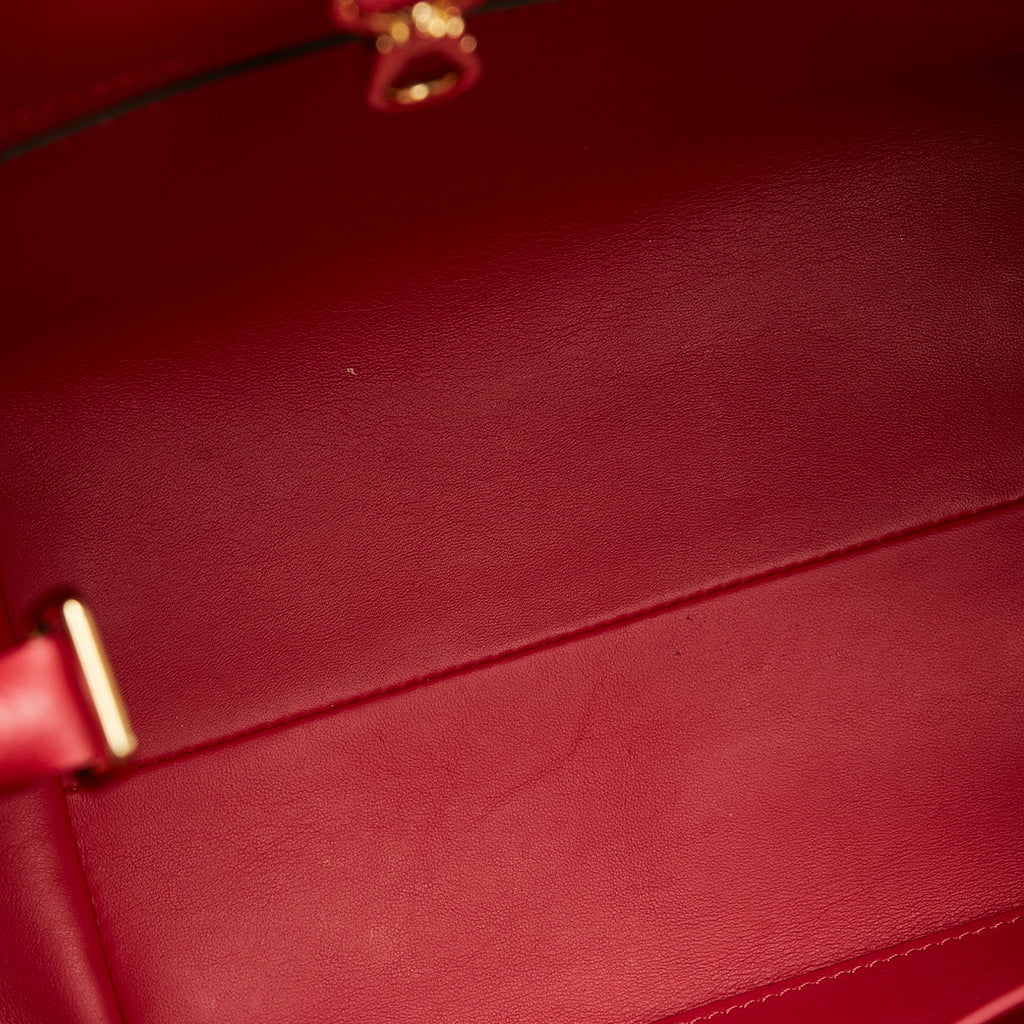 Louis Vuitton Milla PM Red Veau Nuage
