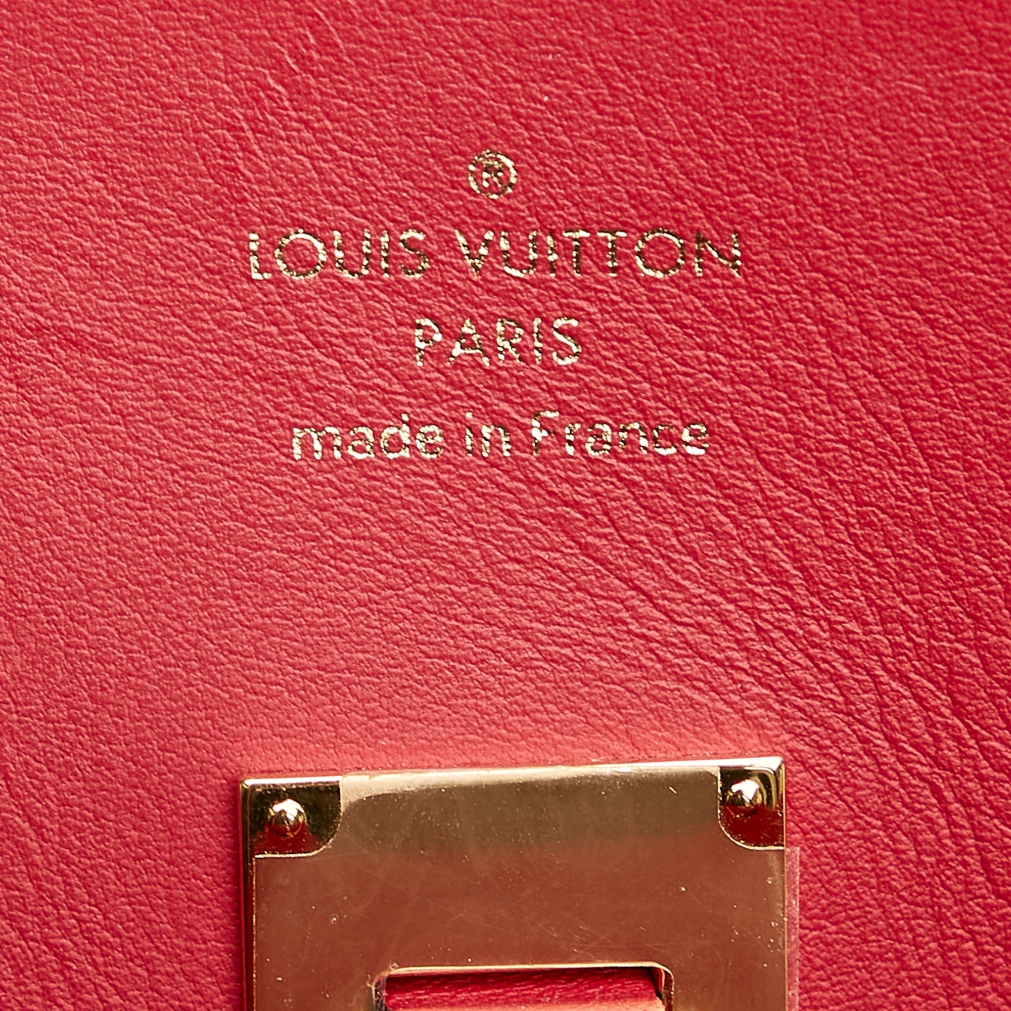 Louis Vuitton Milla PM Red Veau Nuage