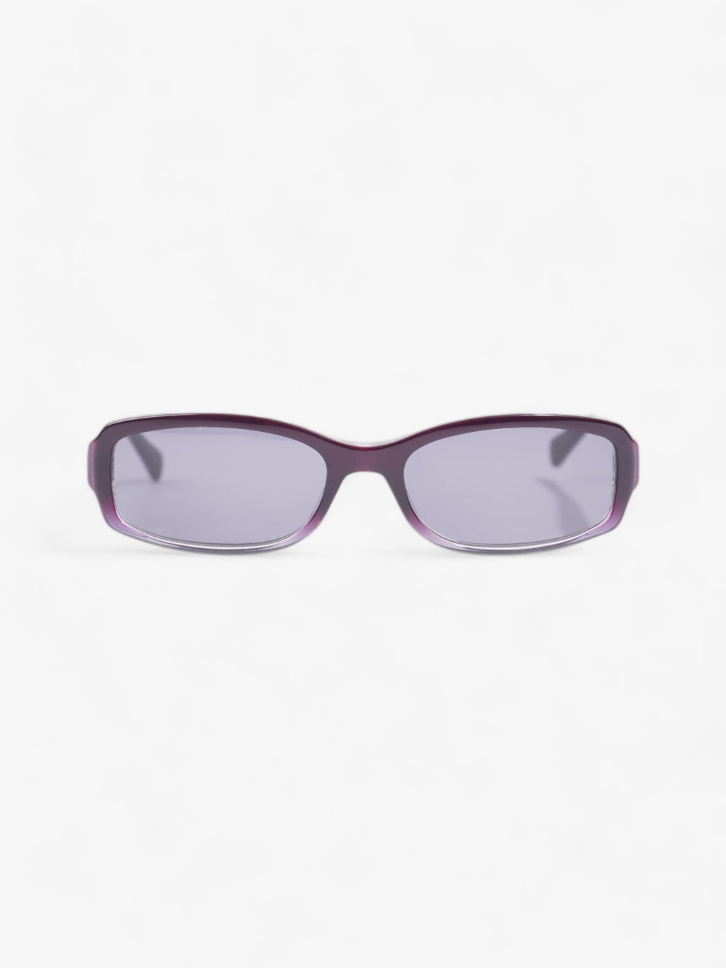 Prada Small Frame Sunglasses Black / Purple Acetate 135mm