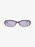 Prada Small Frame Sunglasses Black / Purple Acetate 135mm