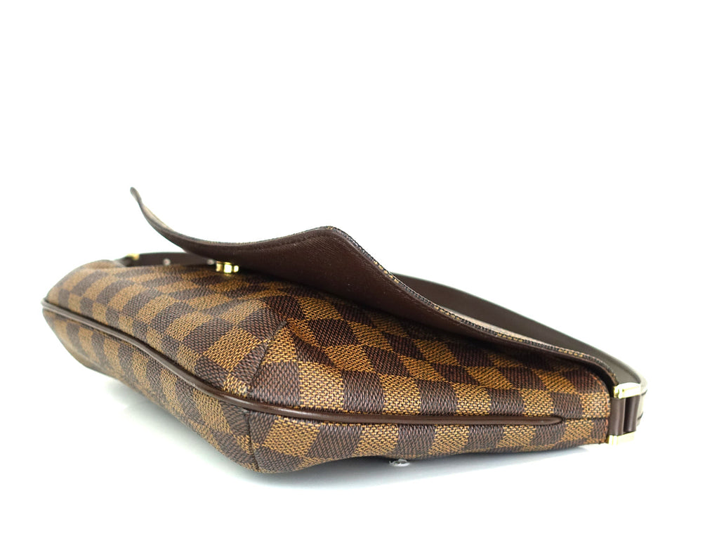 Louis Vuitto Musette Tango Damier Ebene Canvas Bag