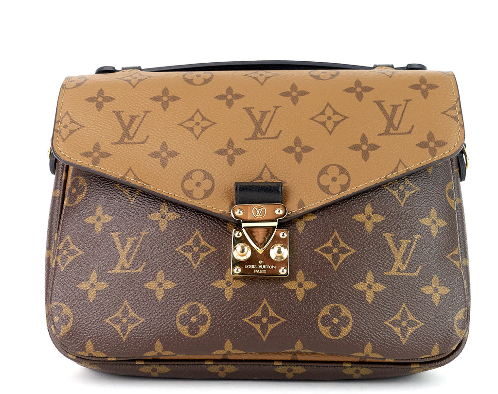 Louis Vuitto Pochette Metis Reverse Monogram Canvas Bag