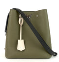 Louis Vuitto LockMe Calfskin Leather Bucket Bag
