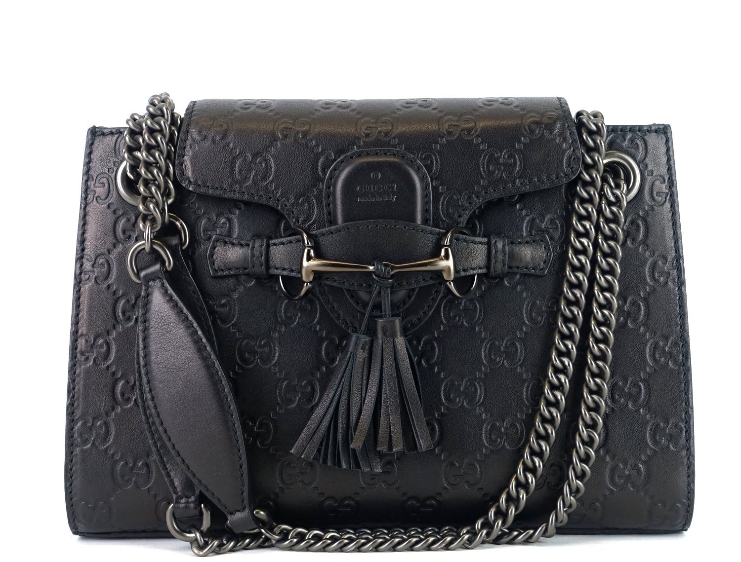 Gucci Emily Small Guccissima Leather Flap Bag