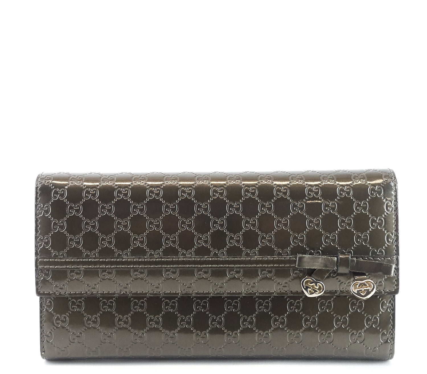 Gucci Candy Shine Microguccissima Patent Leather Wallet