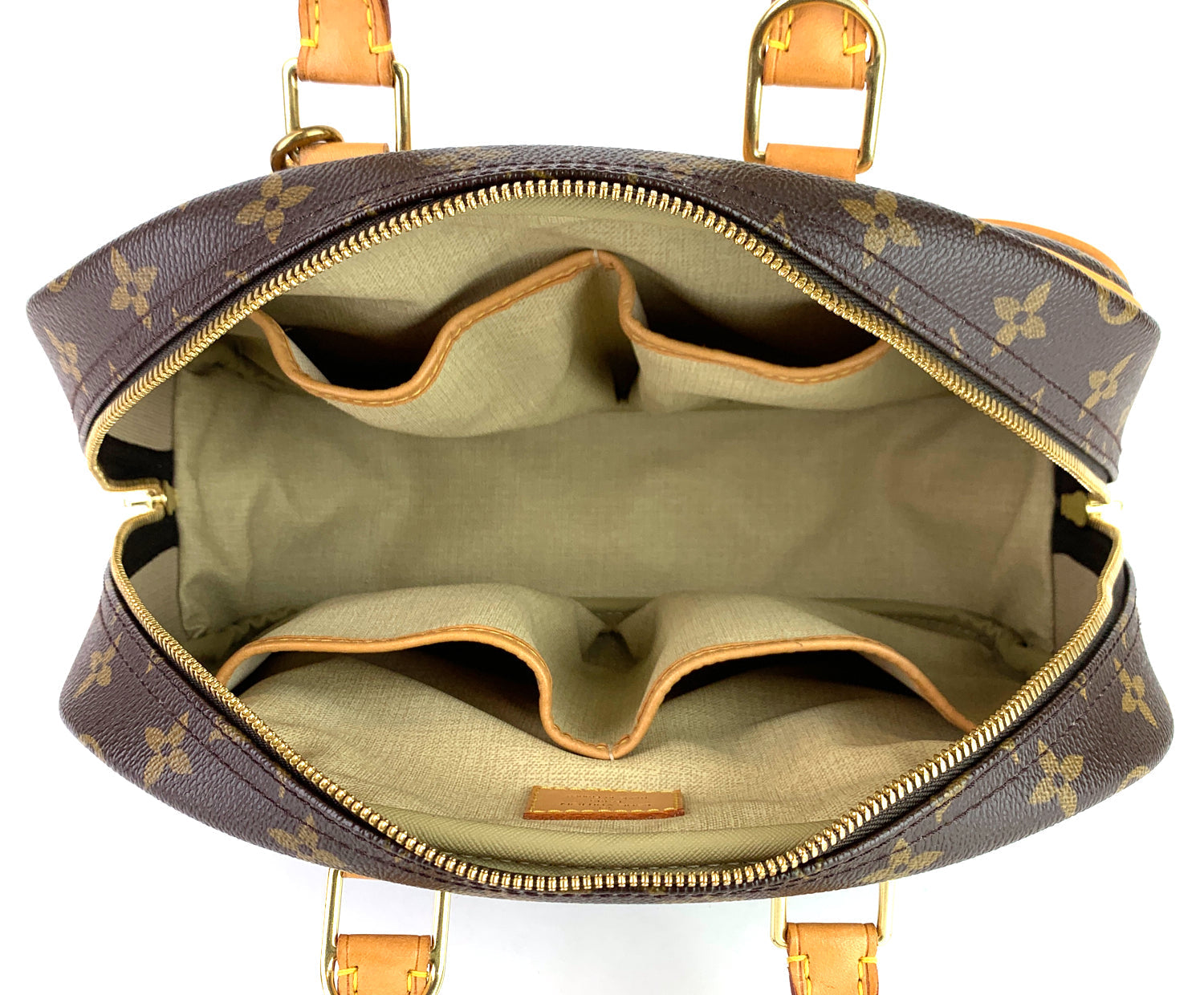 Louis Vuitto Deauville Monogram Canvas Handbag
