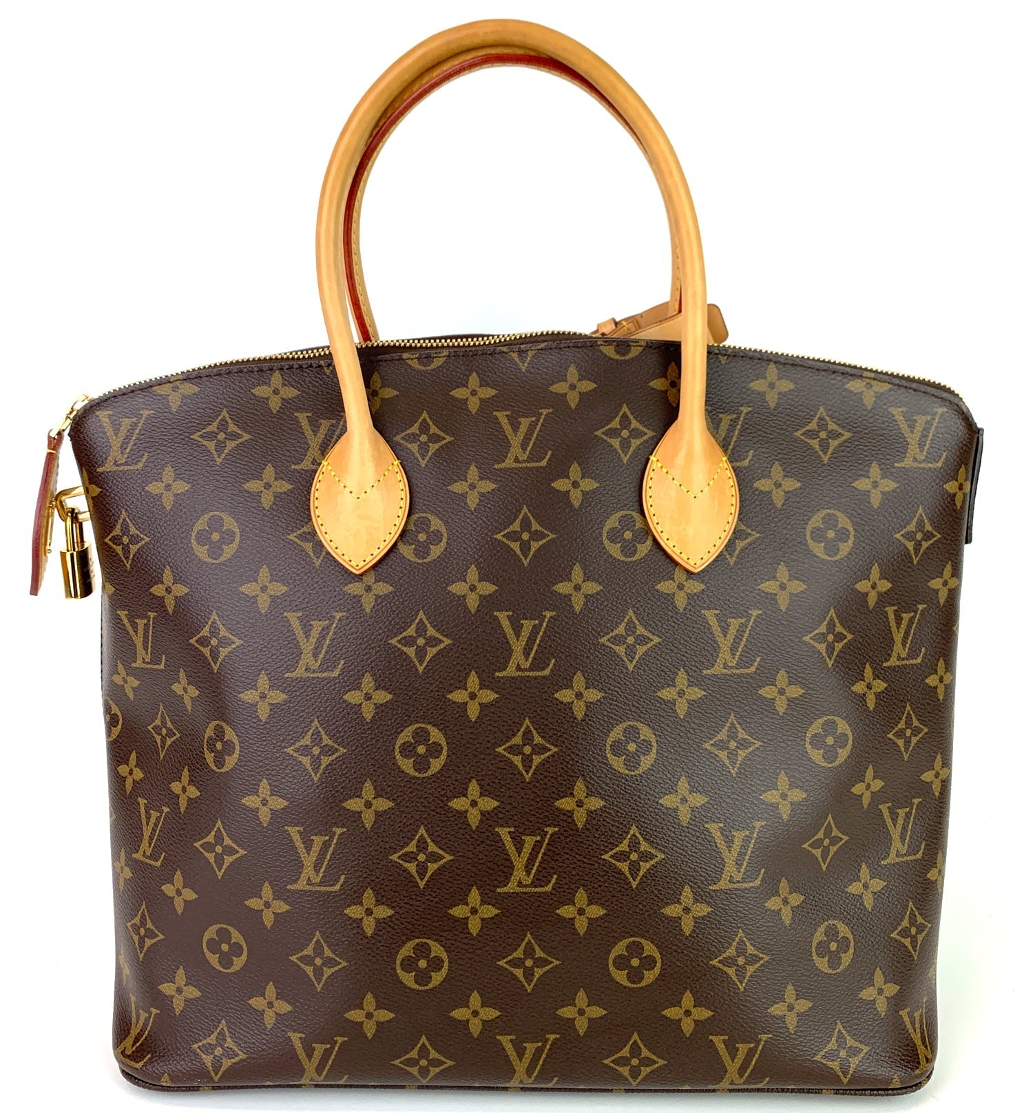 Louis Vuitto Lockit MM Monogram Canvas Handbag