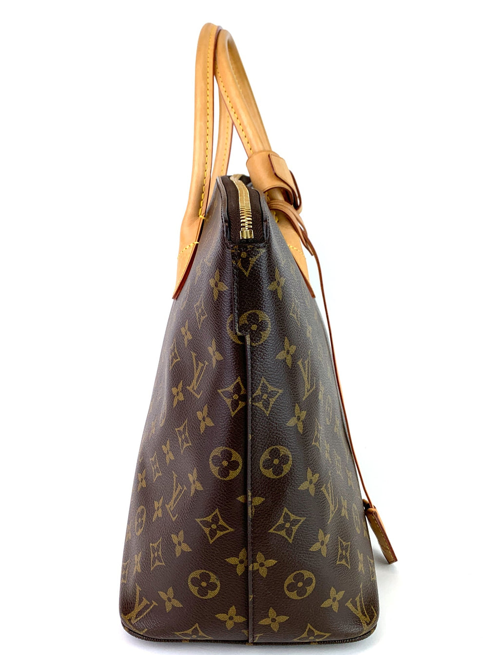 Louis Vuitto Lockit MM Monogram Canvas Handbag