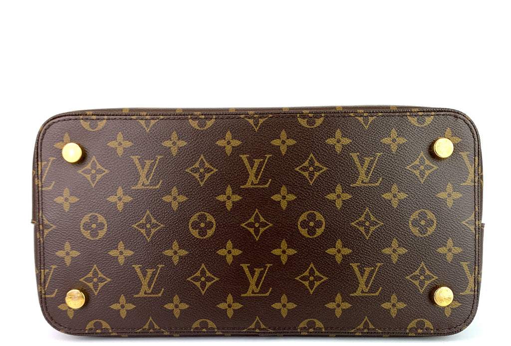 Louis Vuitto Lockit MM Monogram Canvas Handbag