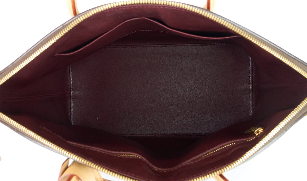 Louis Vuitto Lockit MM Monogram Canvas Handbag