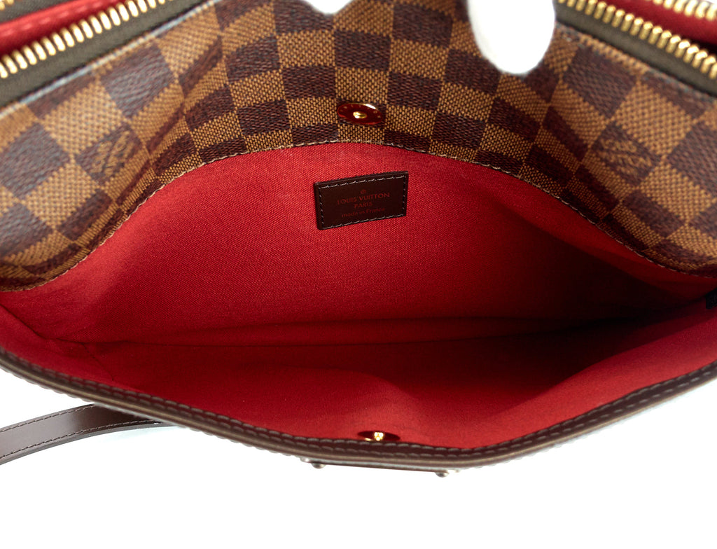 Louis Vuitto Bloomsbury PM Damier Ebene Canvas Bag