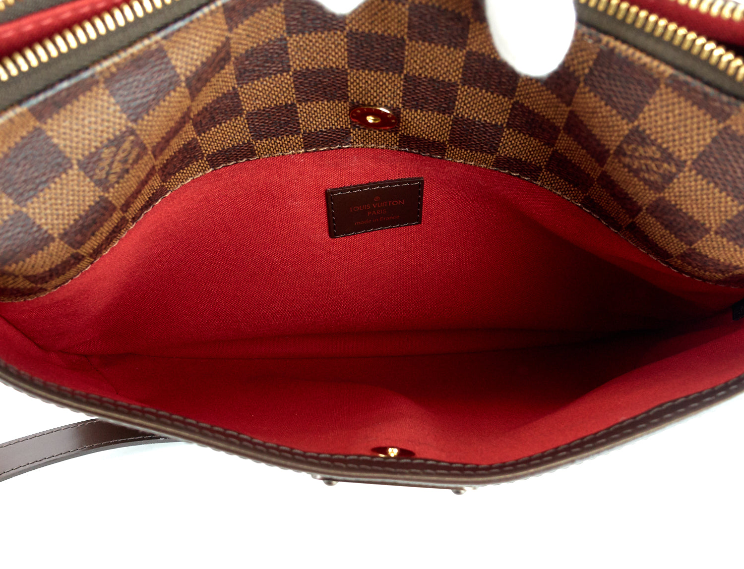 Louis Vuitto Bloomsbury PM Damier Ebene Canvas Bag