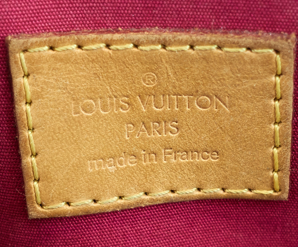 Louis Vuitto Alma PM Monogram Vernis Leather Handbag
