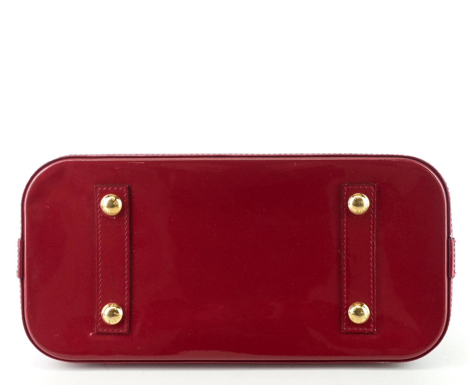 Louis Vuitto Alma PM Monogram Vernis Leather Handbag