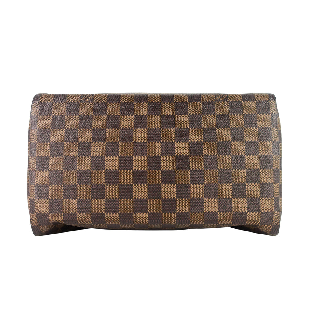 Louis Vuitto Speedy 30 Damier Ebene Canvas Bag