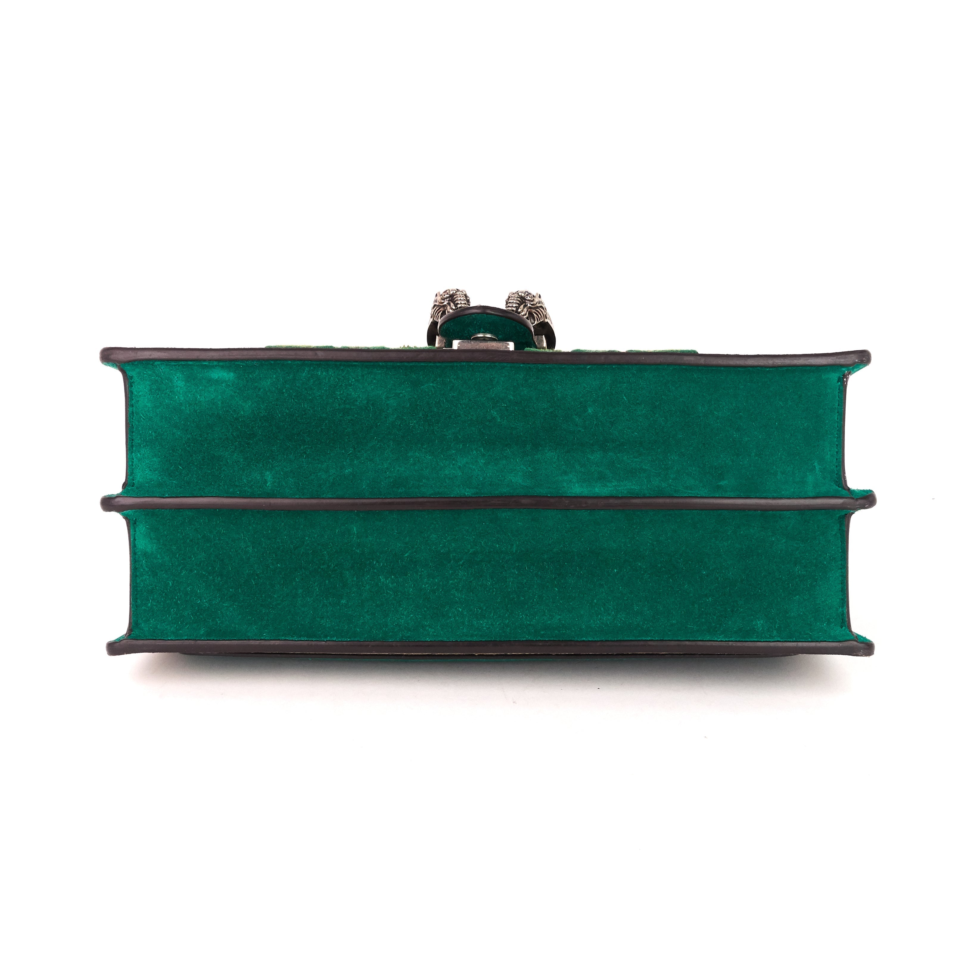 Gucci Dionysus Medium Suede and Embroidered Supreme Canvas Bag