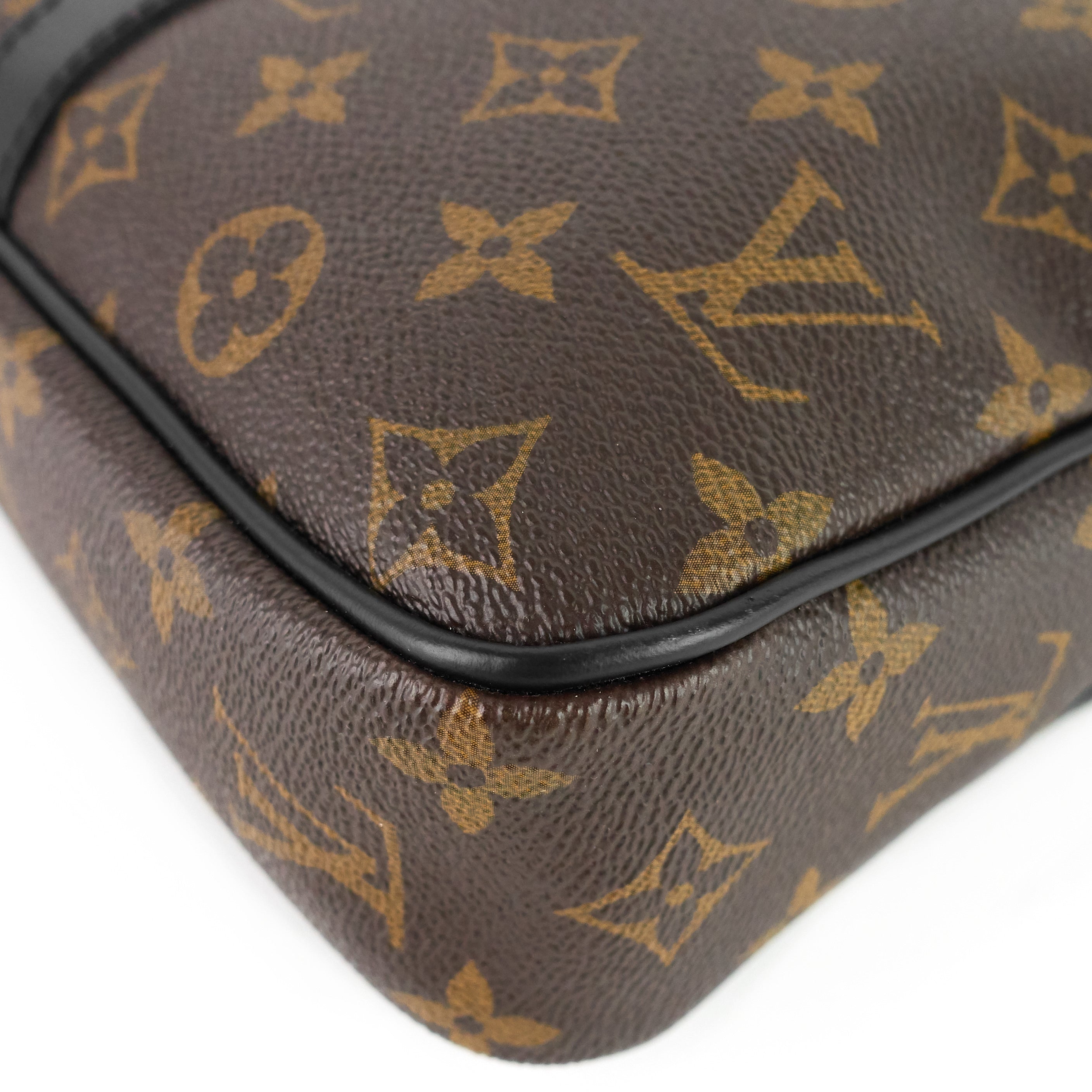 Louis Vuitto Porte-Documents Voyage PM Monogram Macassar Canvas Briefcase Bag