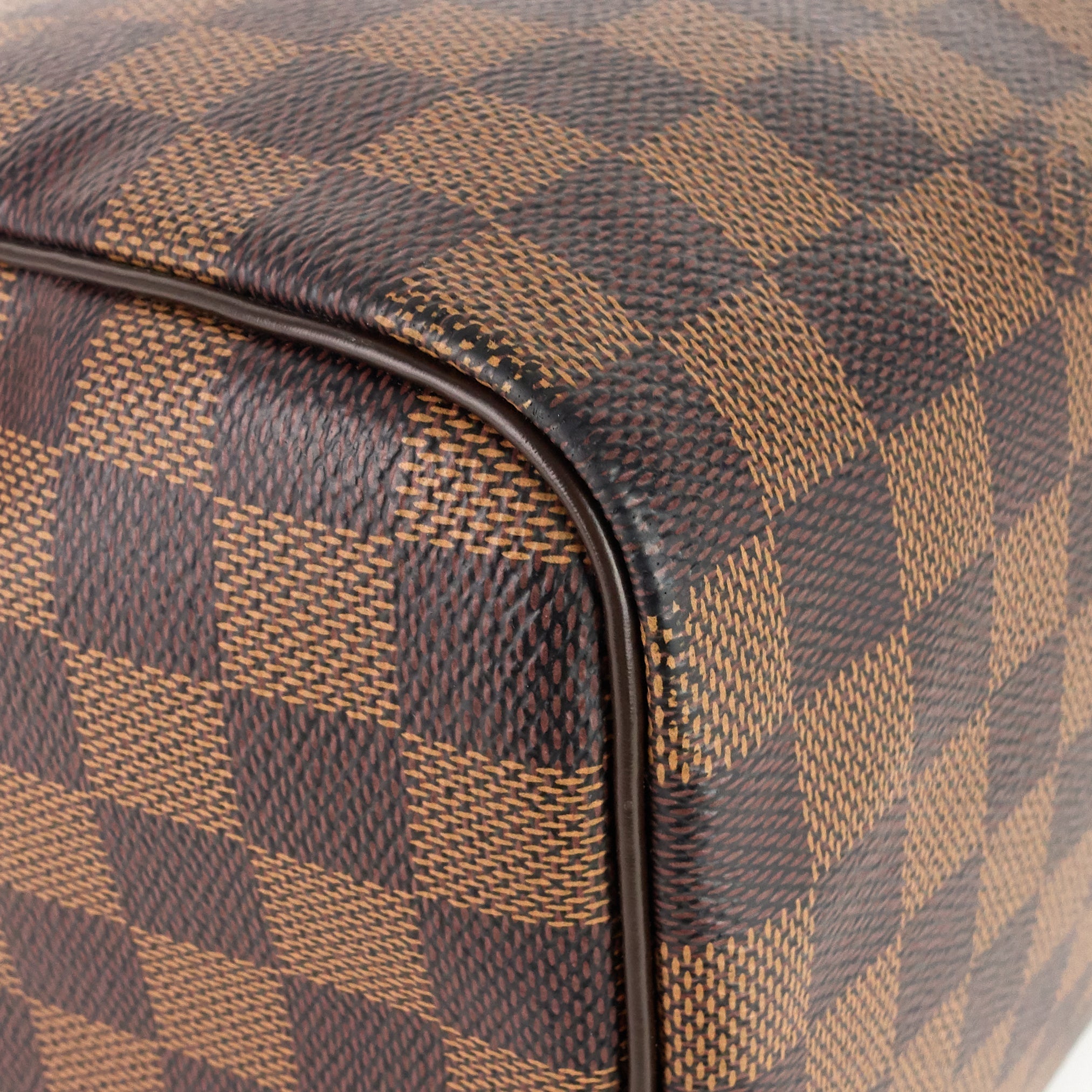 Louis Vuitto Speedy 30 Damier Ebene Canvas Bag