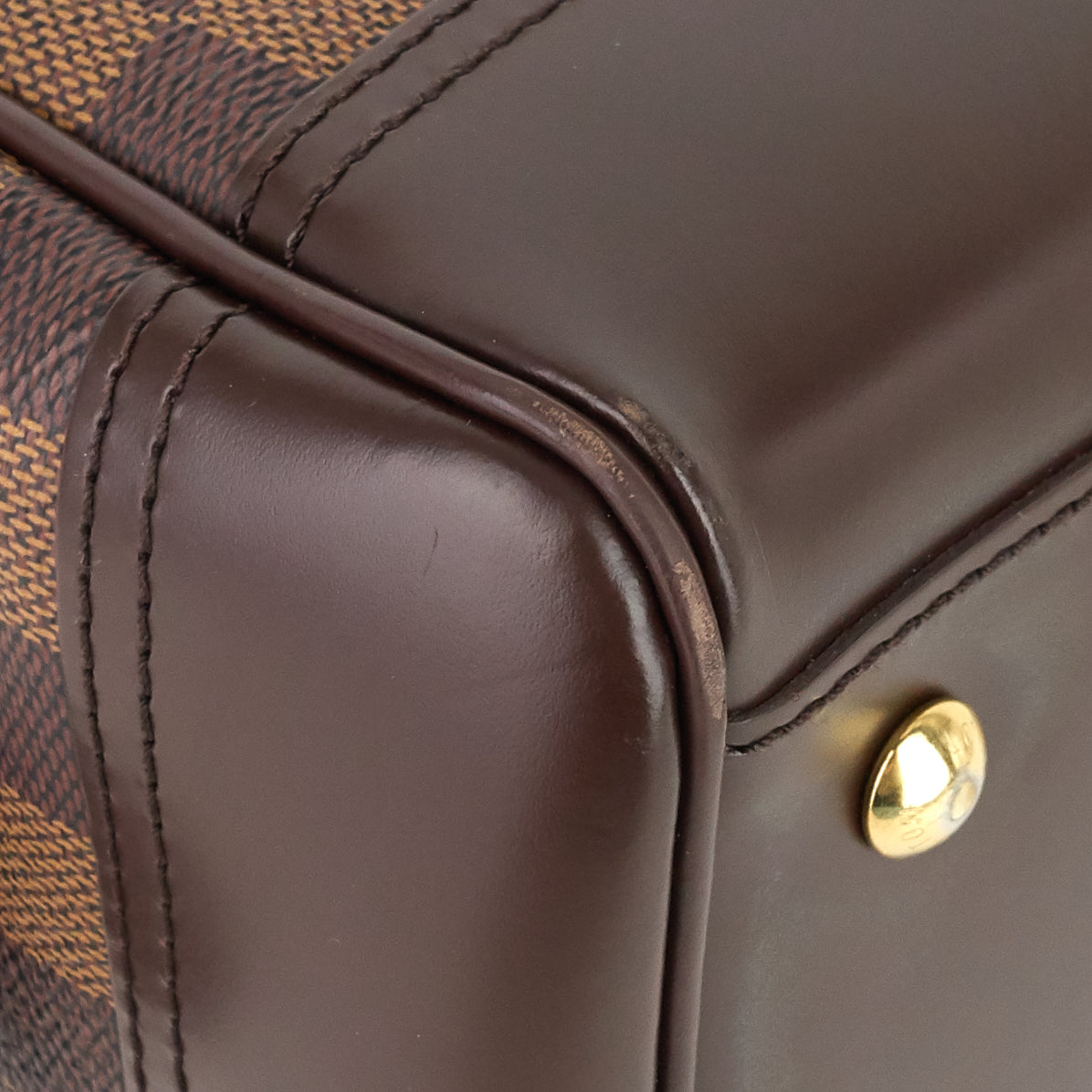 Louis Vuitto Knightsbridge Damier Ebene Canvas Bag