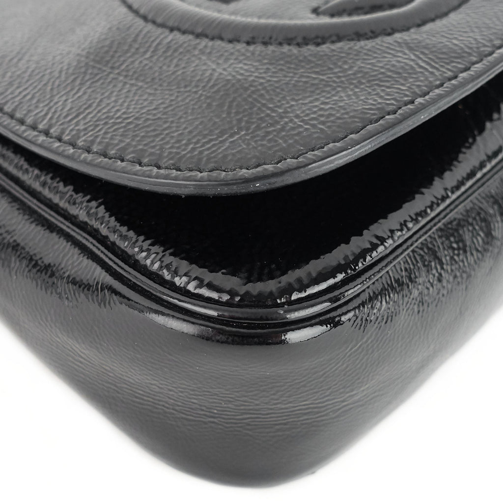 Gucci Soho Patent Leather Chain Crossbody Bag