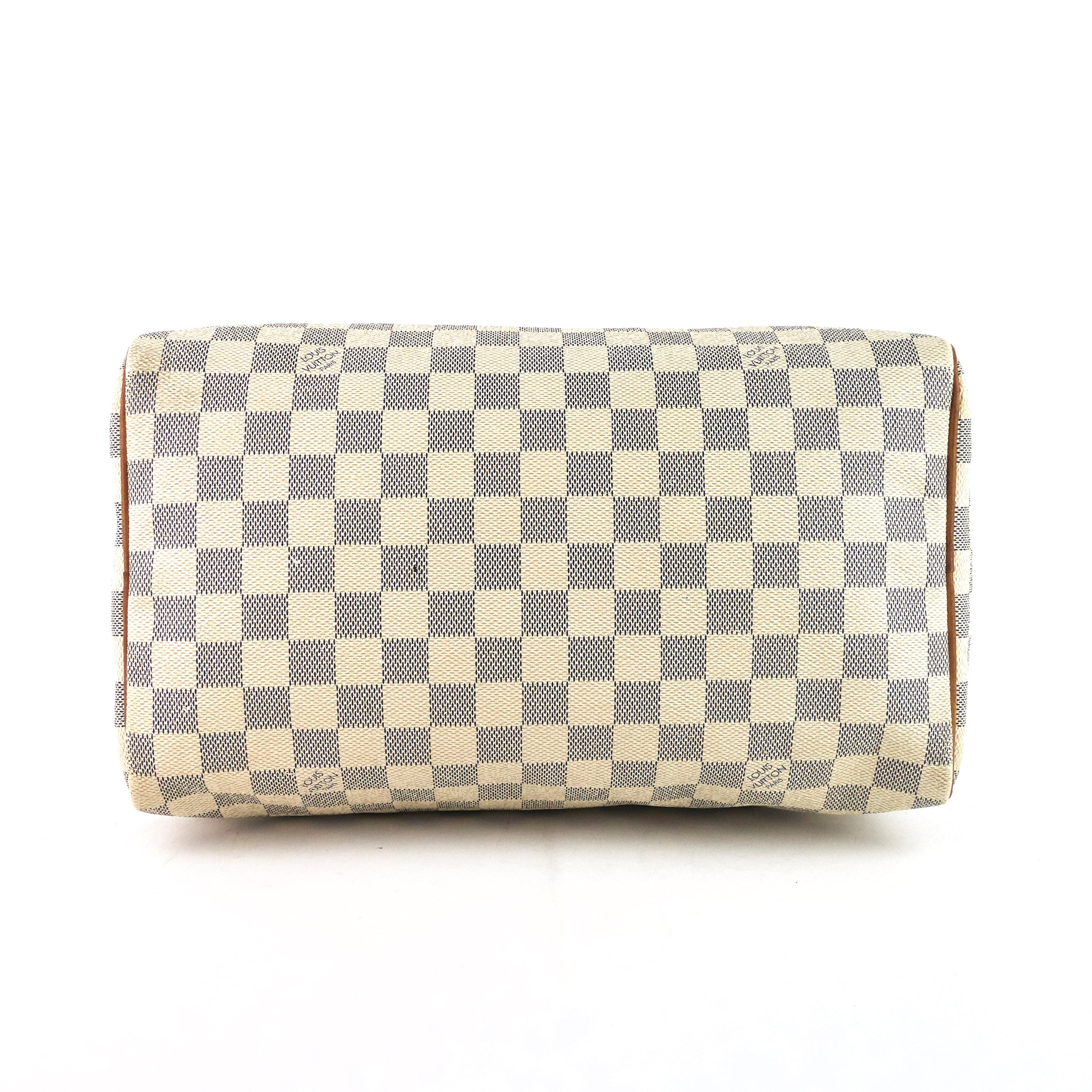 Louis Vuitto Speedy 30 Damier Azur Canvas Bag