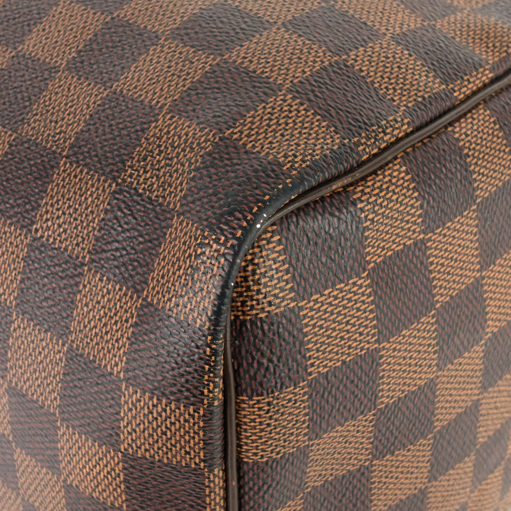 Louis Vuitto Speedy 35 Damier Ebene Canvas Bag
