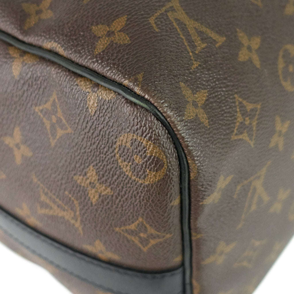Louis Vuitto Keepall 45 BandouliÃ¨re Macassar Monogram Canvas Bag