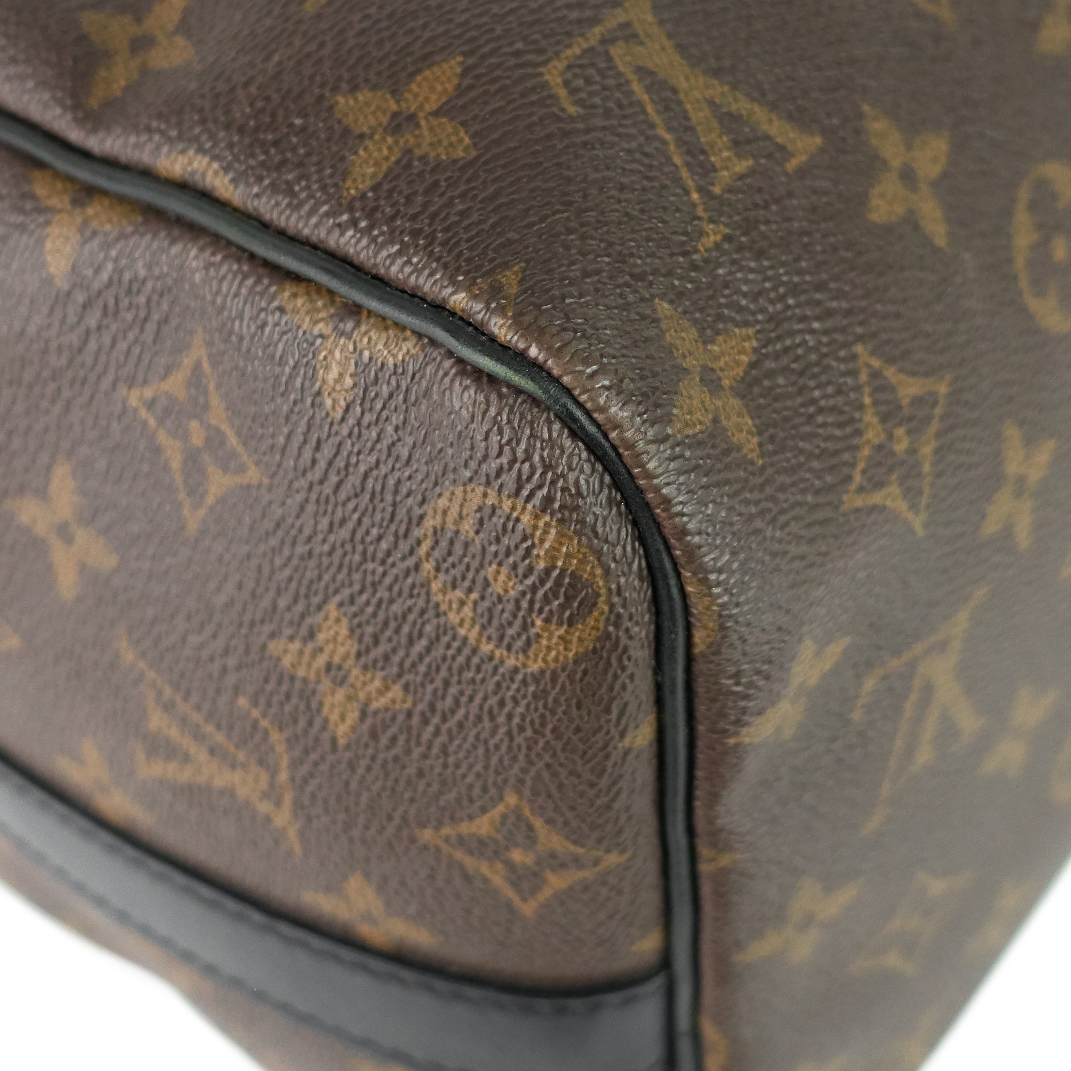 Louis Vuitto Keepall 45 BandouliÃ¨re Macassar Monogram Canvas Bag
