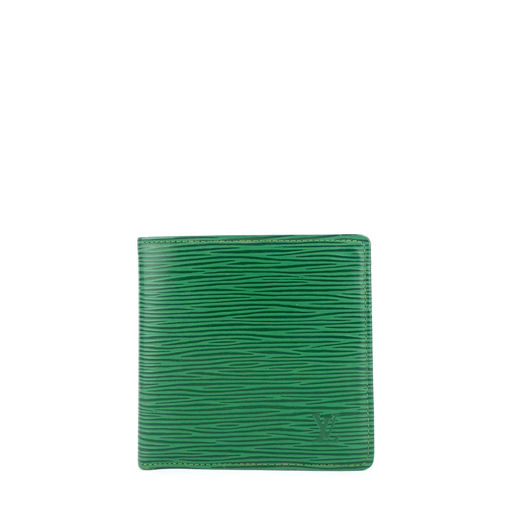Louis Vuitto Marco Green Epi Leather Wallet