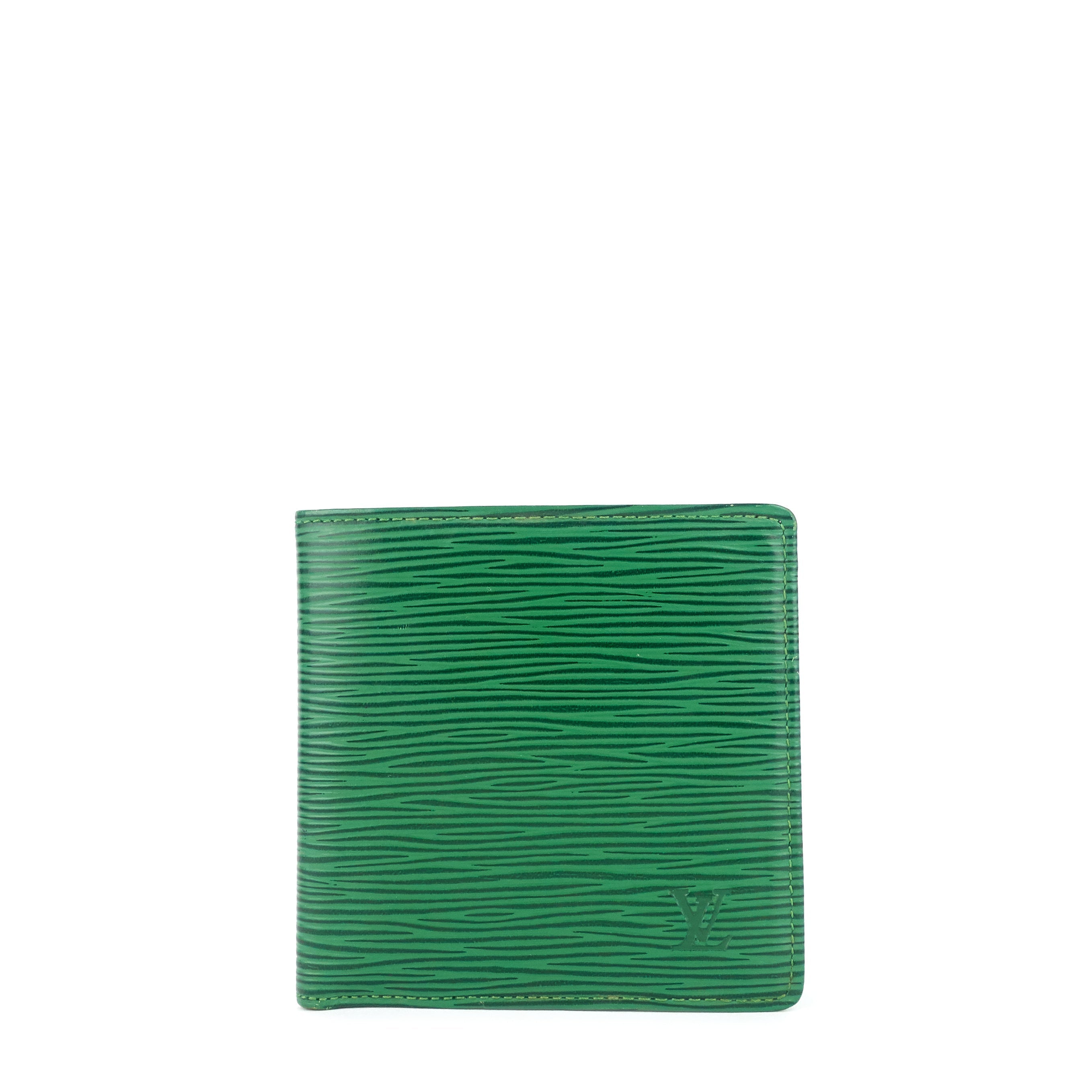 Louis Vuitto Marco Green Epi Leather Wallet