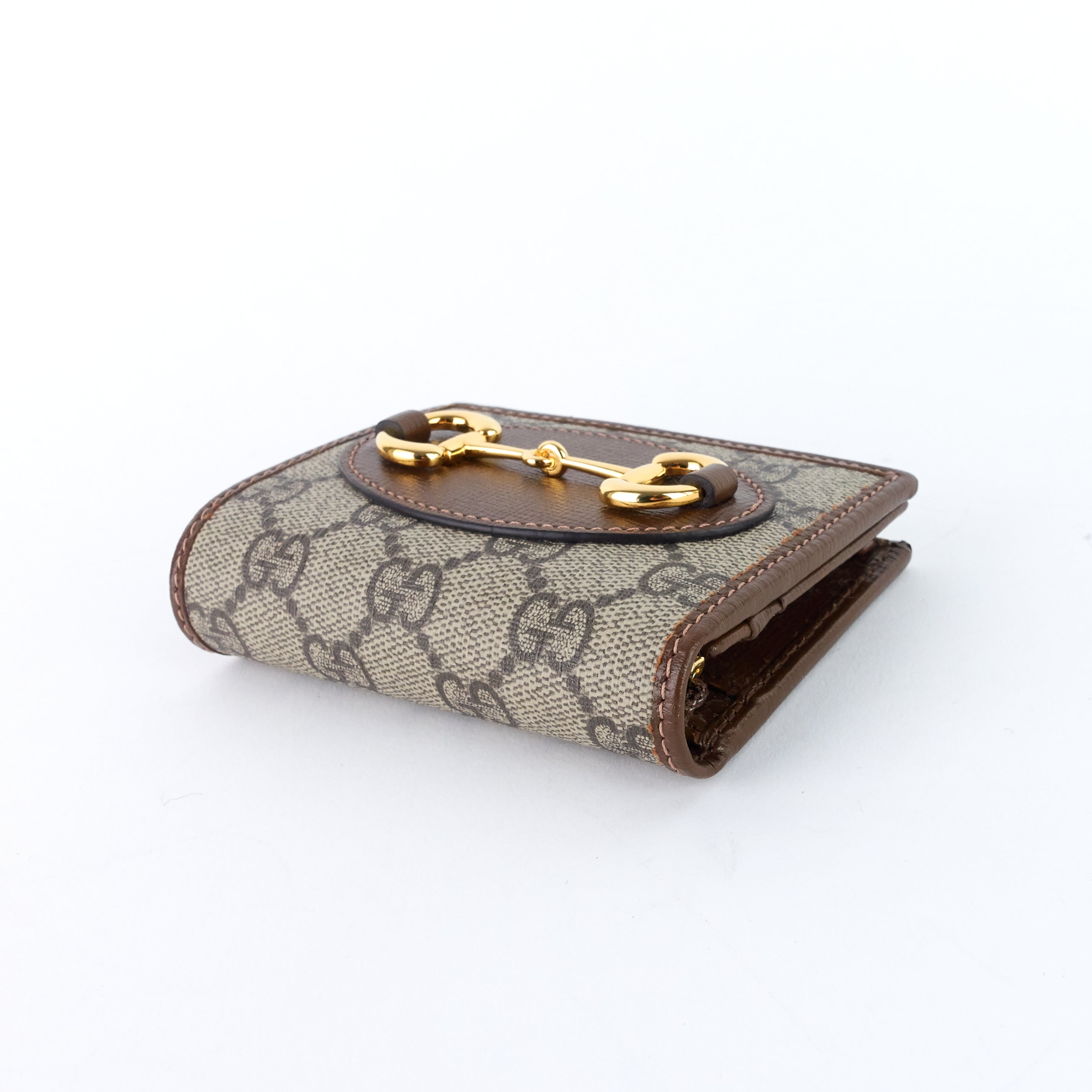 Gucci Horsebit 1955 GG Supreme Canvas Card Case