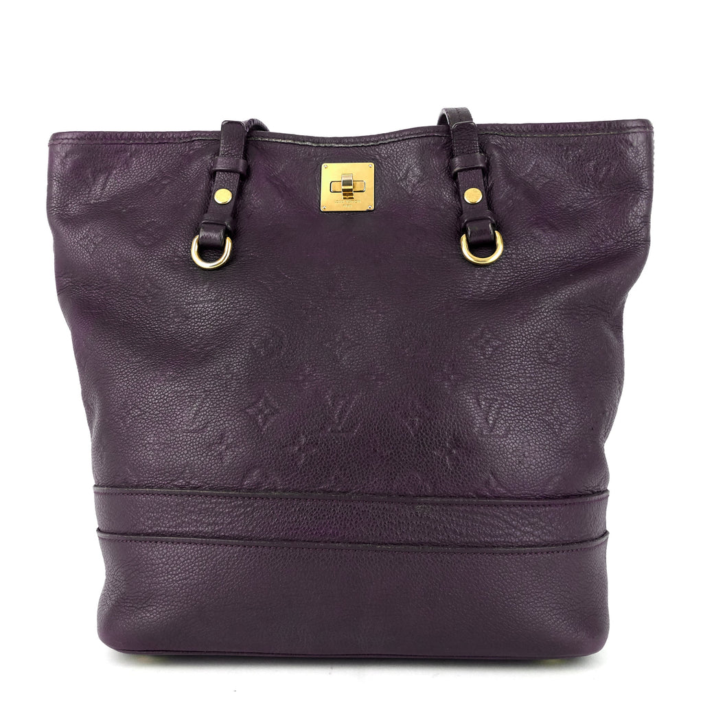 Louis Vuitto Citadine Monogram Empreinte Leather Tote Bag