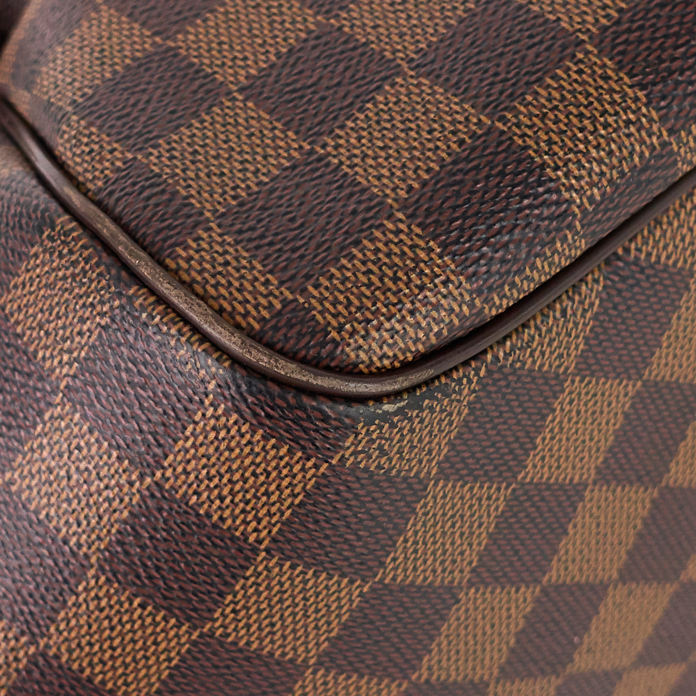 Louis Vuitto Belem MM Damier Ebene Canvas Bag