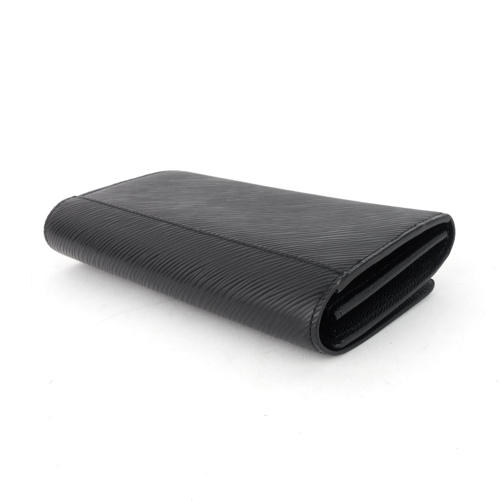 Louis Vuitto Twist Long Black Epi Leather Wallet
