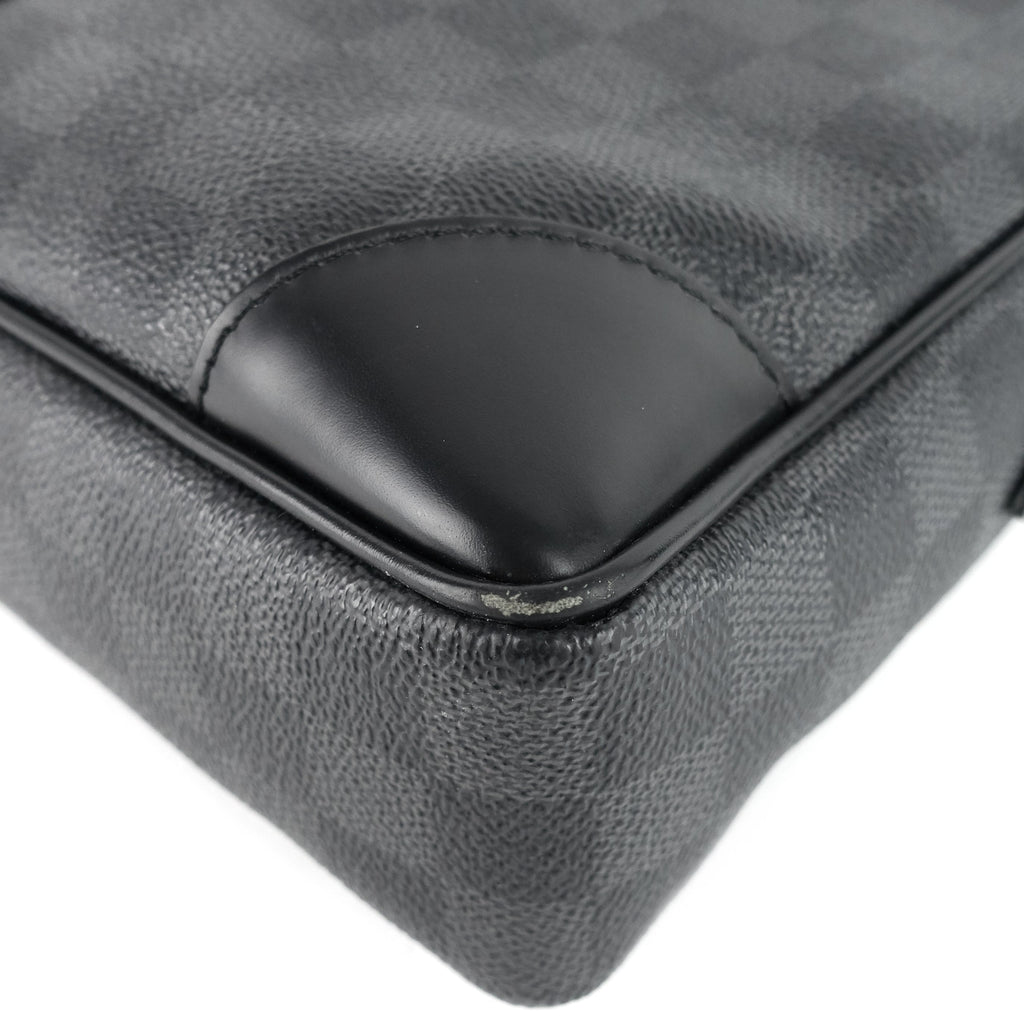 Louis Vuitto Porte-Documents Voyage GM Damier Graphite Canvas Briefcase Bag