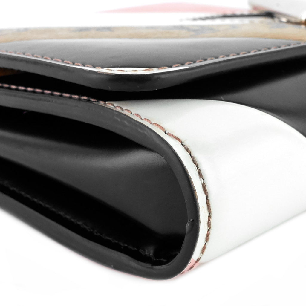 Louis Vuitto Twist Leather and Reverse Monogram Wallet on Chain Bag