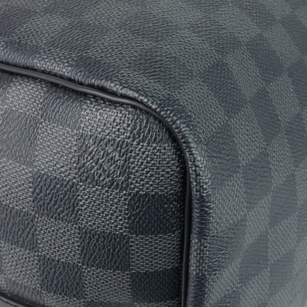 Louis Vuitto Keepall 45 BandouliÃ¨re My LV Heritage Damier Graphite Bag