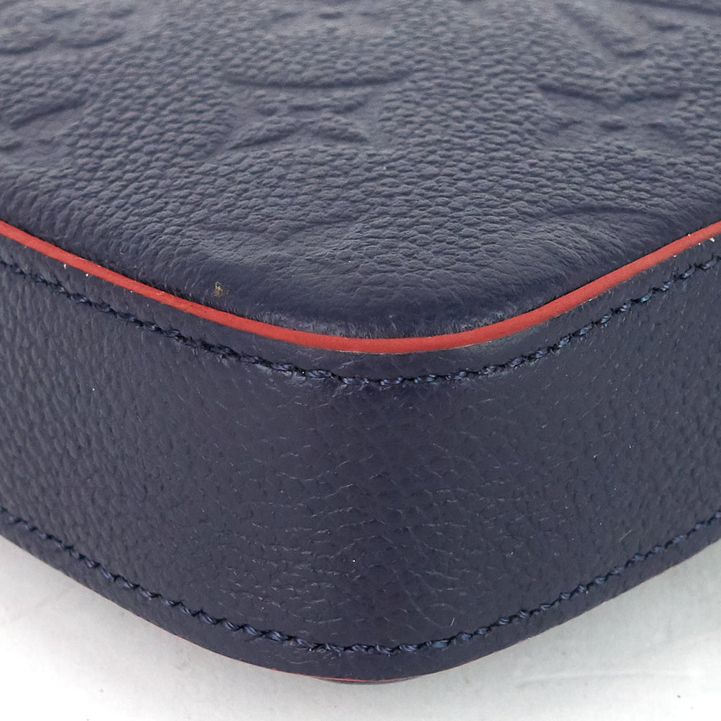 Louis Vuitto FÃ©licie Pochette Monogram Empreinte Leather Bag