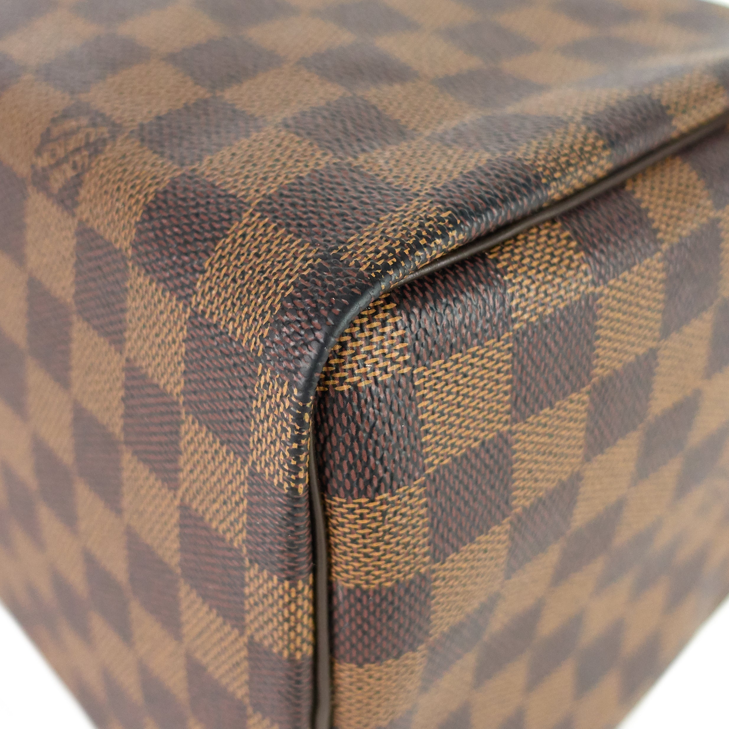 Louis Vuitto Speedy 30 Damier Ebene Canvas Bag