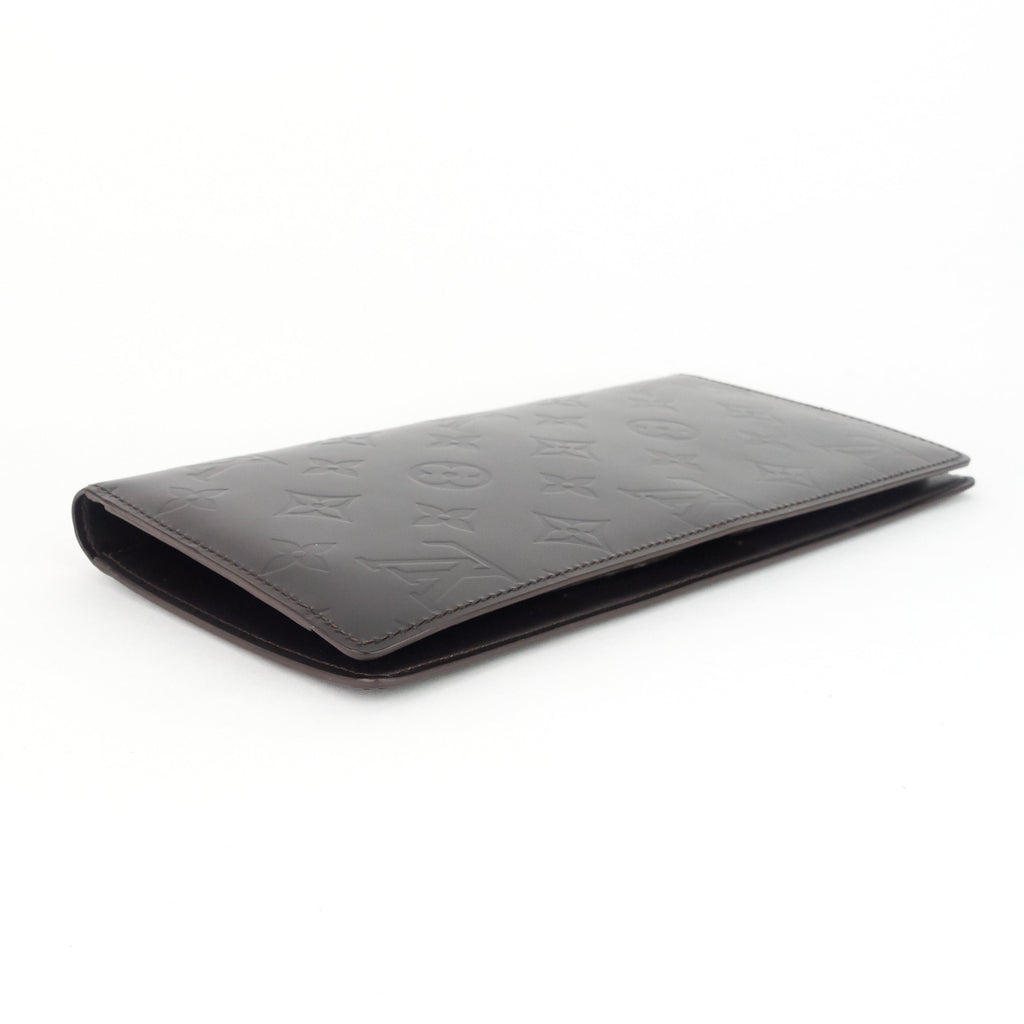 Louis Vuitto Portefeuille Glace Leather Double Wallet