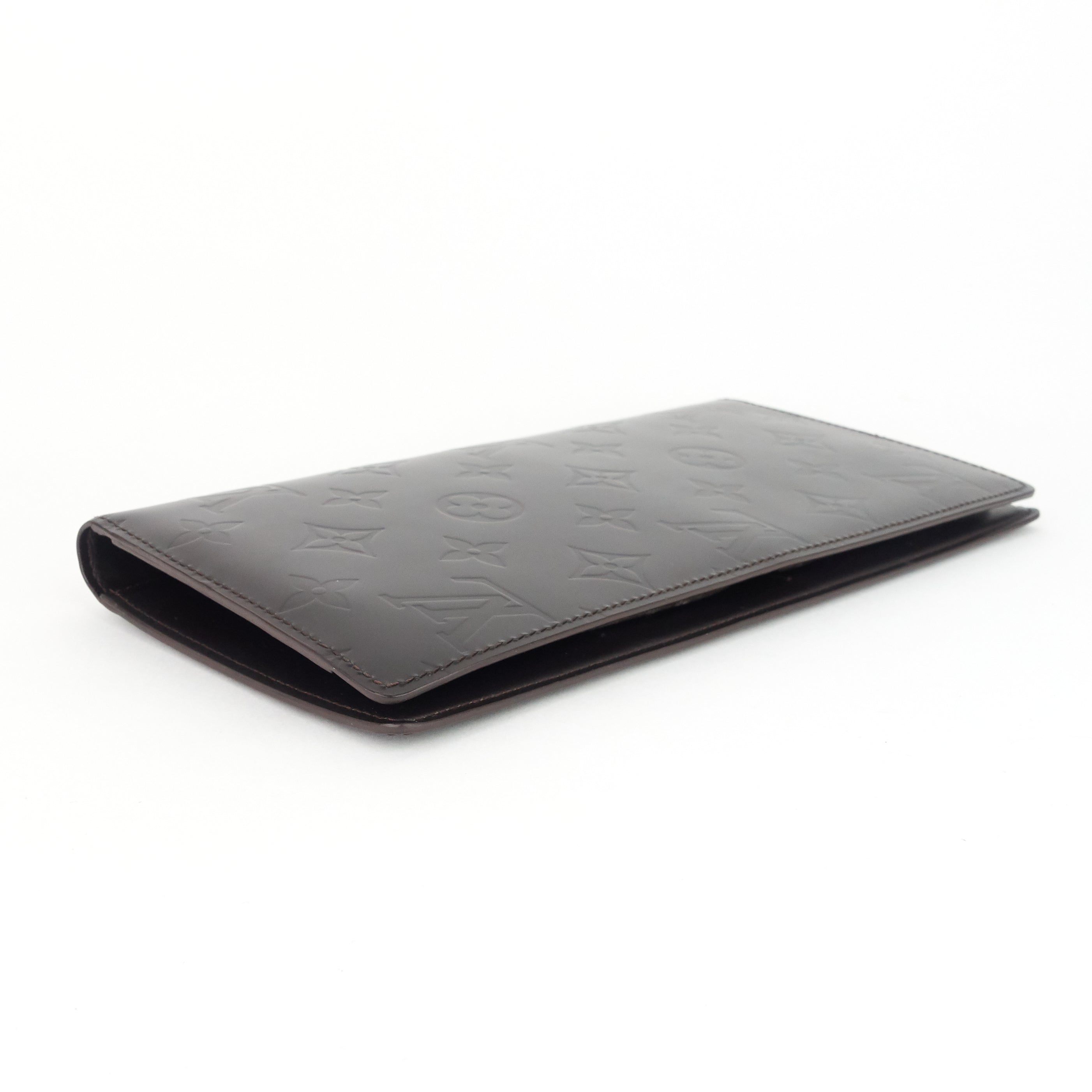 Louis Vuitto Portefeuille Glace Leather Double Wallet