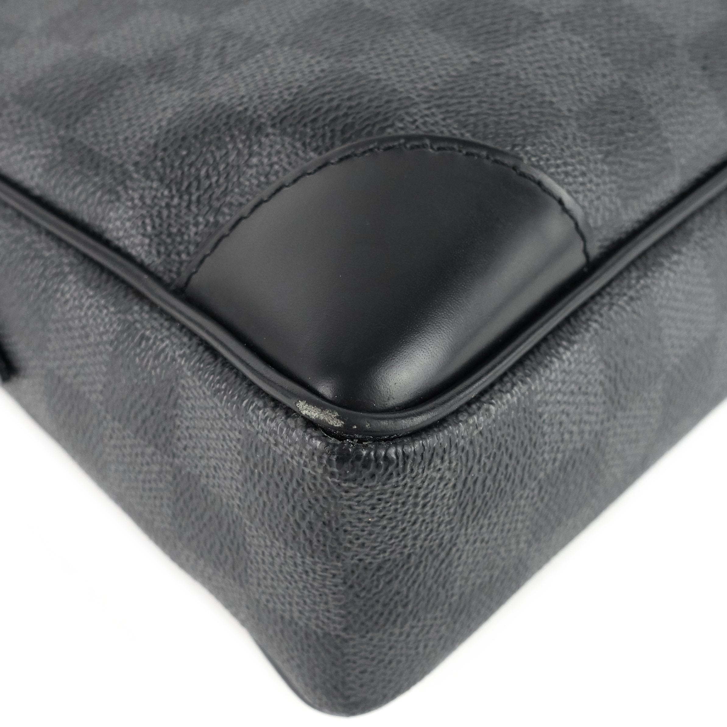 Louis Vuitto Porte-Documents Voyage GM Damier Graphite Canvas Briefcase Bag