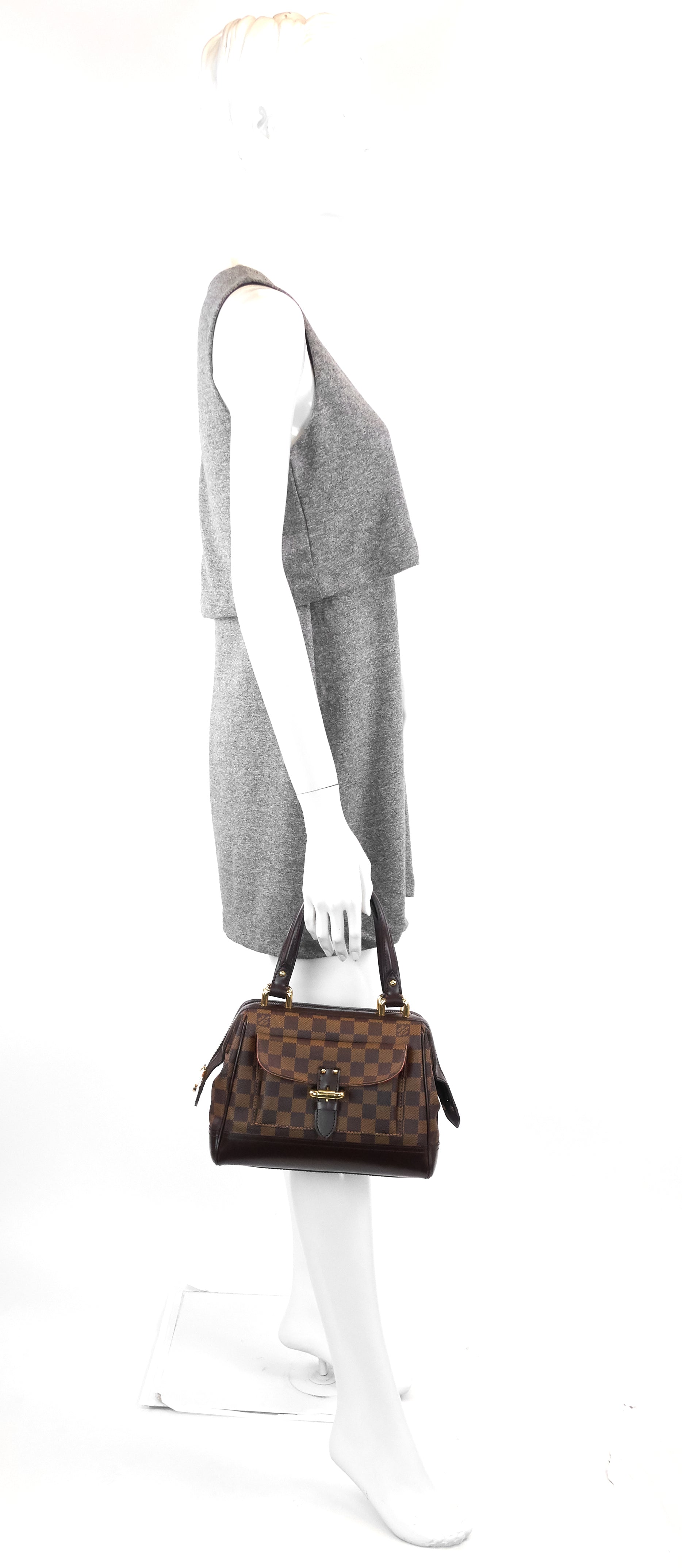 Louis Vuitto Knightsbridge Damier Ebene Canvas Bag